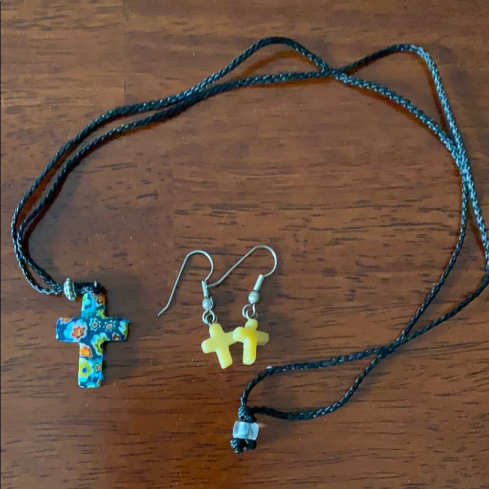 Creative cross jewelry set